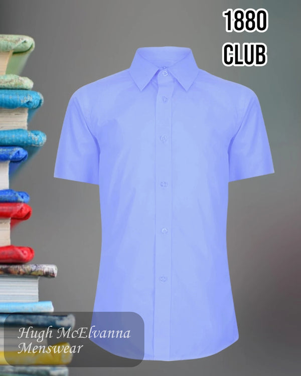 1880 Club Blue Short Sleeve Blouse Twin Pack