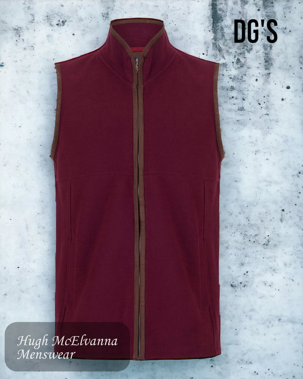 Mens Gilet Dark Red by Drifter Style: 55131/68
