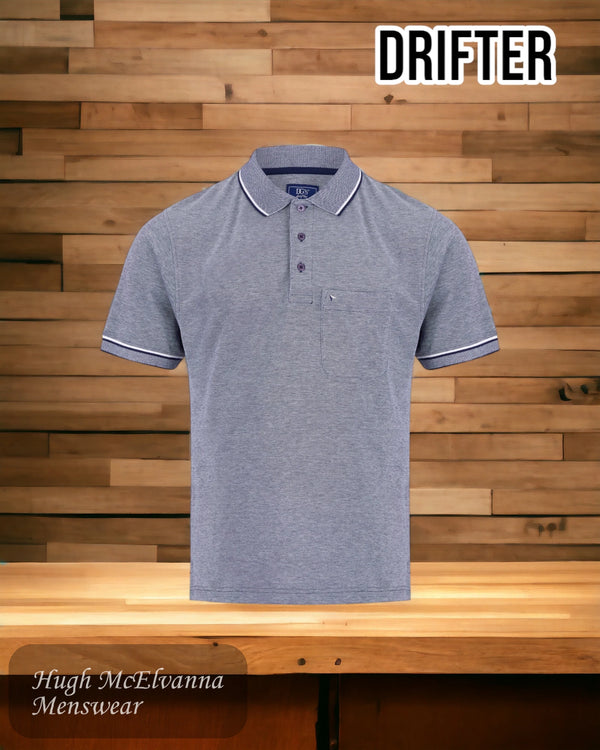 Drifter BLUE Polo Shirt 55104/29