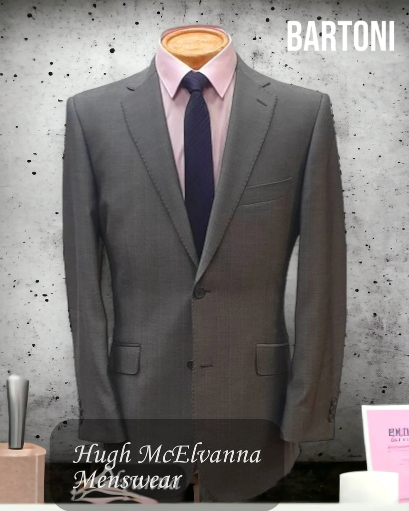 Bartoni 'McKenzie' Grey 2 Piece Suit Style 4680