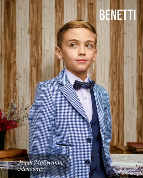 Boys Fashion 3Pc. Suit by Benetti Style: CHARLIE