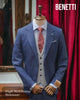 Benetti Men's Fashion Tailored Fit Suit Style: OSLO