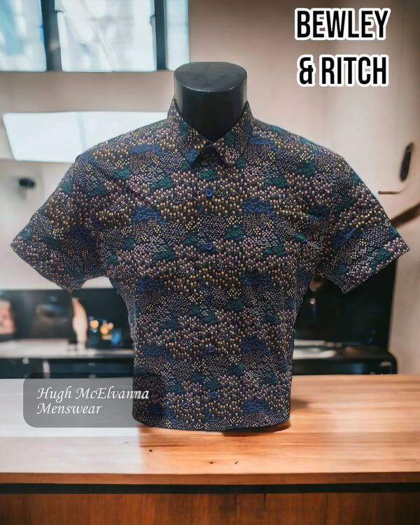 Mens Short Sleeve Shirt by Bewley & Ritch - PIRI
