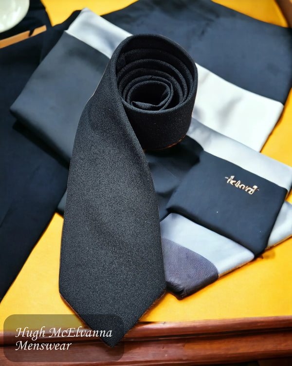 Men's Black Standard Width Tie