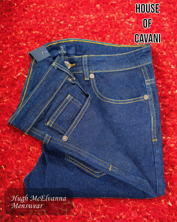 Straight Leg DARK WASH Stretch Jeans by House Of Cavani Style: MILANO