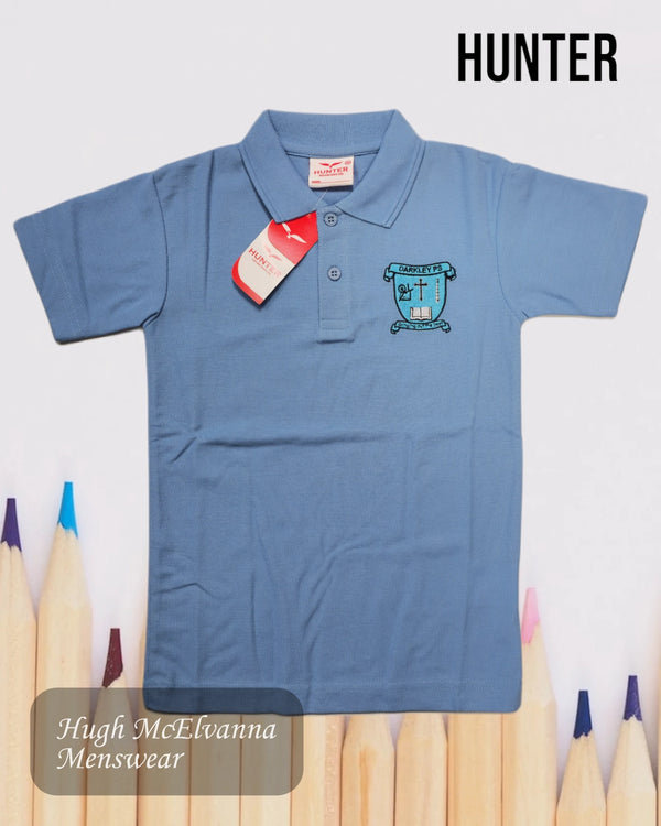 Darkley Sky Blue Polo Shirt by Hunter Style: 1342