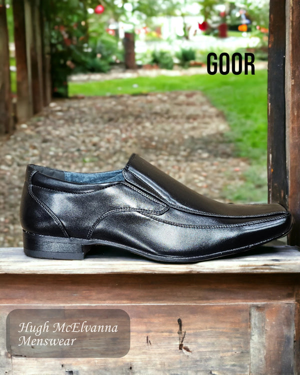 Men's Black Slip On Shoe Style: Goor 113