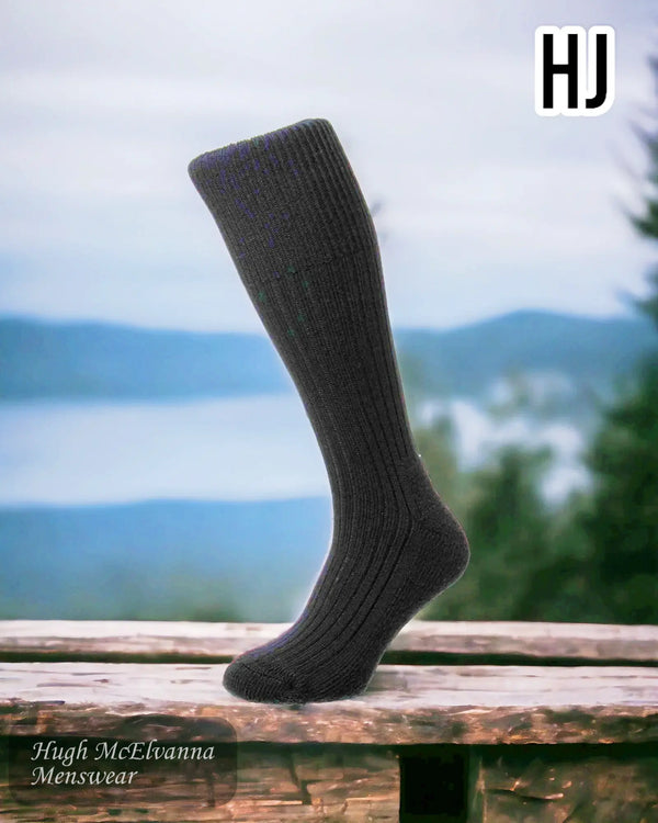 Commando BLACK long Socks - HJ3000