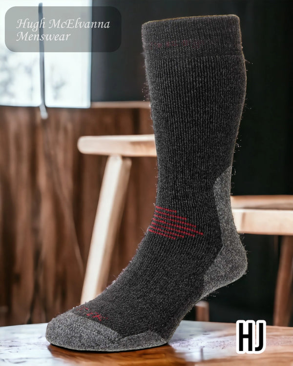 ProTrek Walking Socks - HJ702 in Slate Grey