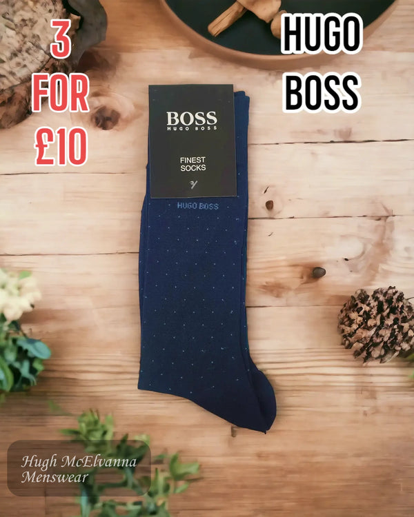 NAVY Hugo Boss Sock from Hugh McElvanna Menswear