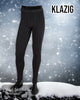 Klazig Black Thermal Long Wool Rich Pant - 26361