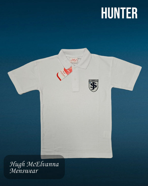 Madden White Polo Shirt by Hunter Style: 1342