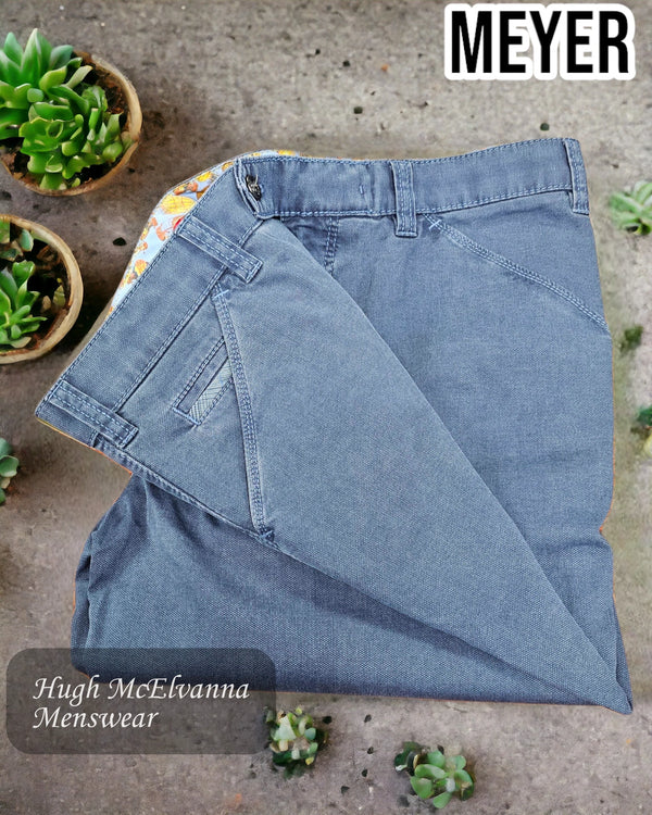 Meyer Chino Blue CHICAGO Trouser Style: 5033-18