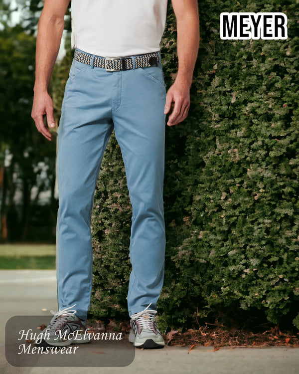 Meyer CHICAGO Blue Stretch Trouser Style: 5056-16