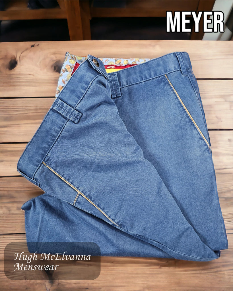 Men's Meyer Chino Blue NEW YORK Trouser Style: 5001/18