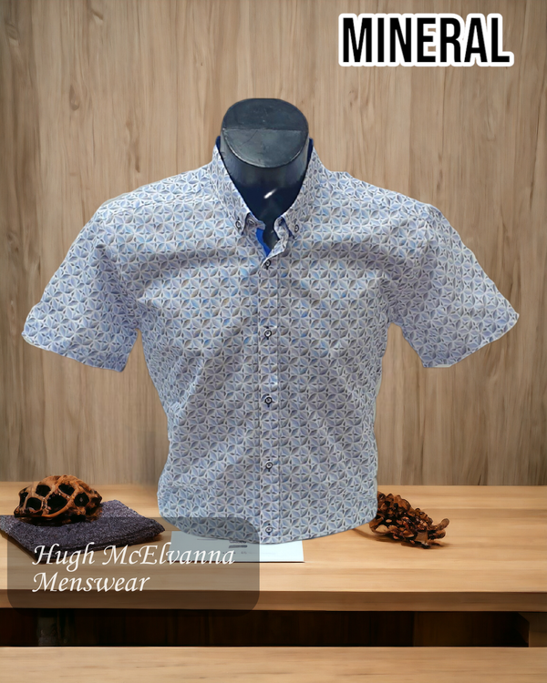 Mineral Blue Short Sleeve Shirt - COCOS