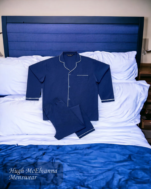 Rael Brook Navy Pyjama Set - P802