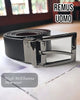 Black is the colour on this reversible belt