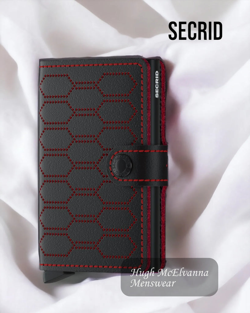 Secrid Miniwallet - Fuel Black & Red