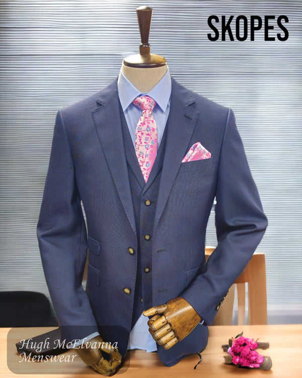 Skopes AINTREE Navy Check Suit