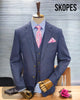 Skopes AINTREE Navy Check Suit