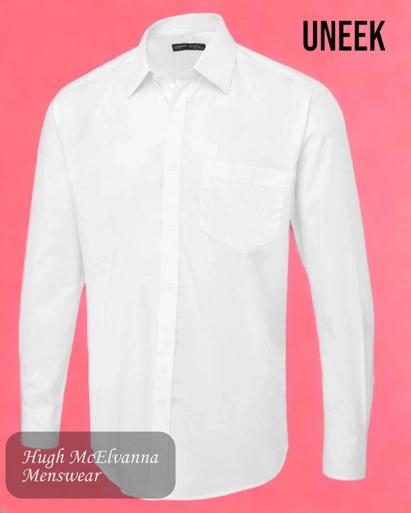 White UNEEK Tailored Fit Shirt Style: UC713