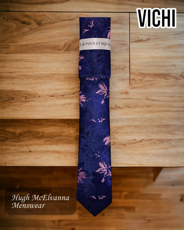 Men's Pink Design Necktie F80B
