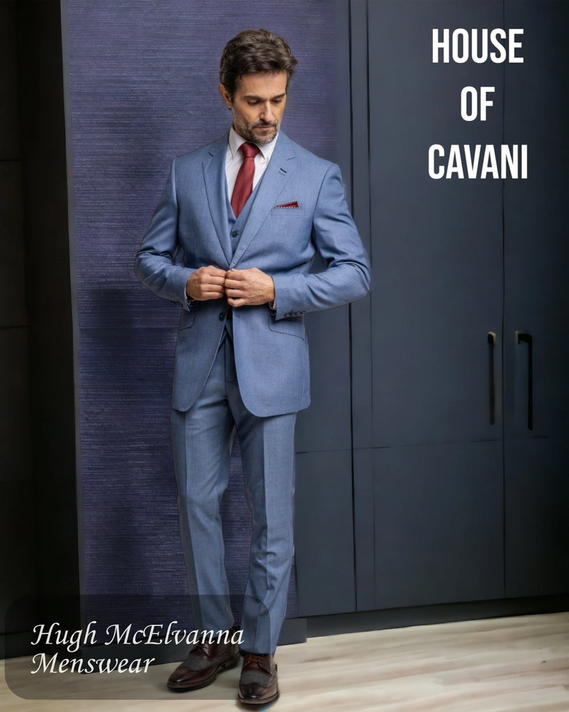 House of Cavani BLUE JAY Fashion 3Pc. Suit