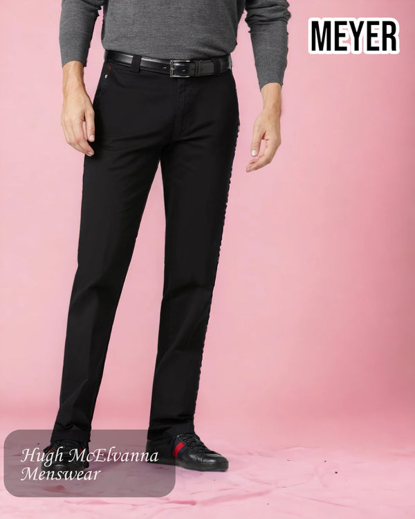 Meyer Black ROMA Trouser Style: 316-09
