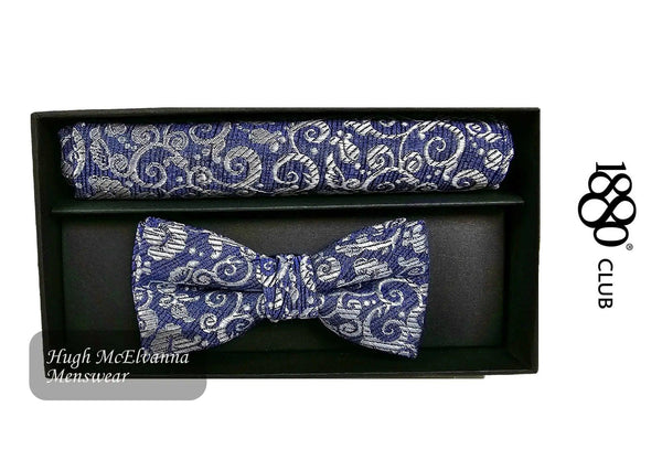 1880 Club Boys Bow Tie & Pocket Square Set Style: WBP5012/28 Hugh McElvanna Menswear