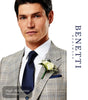 Benetti CHARLES Fawn TAILORED FIT Check Jacket Hugh McElvanna Menswear