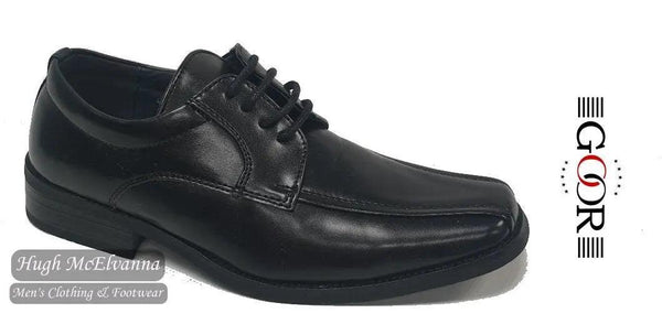 Boys Black Laced Shoe by Goor Style: 952 Hugh McElvanna Menswear