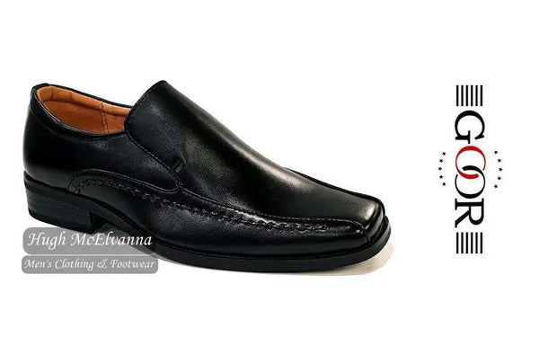 Boys Black Slip On Shoe By Goor Style: 975 Hugh McElvanna Menswear