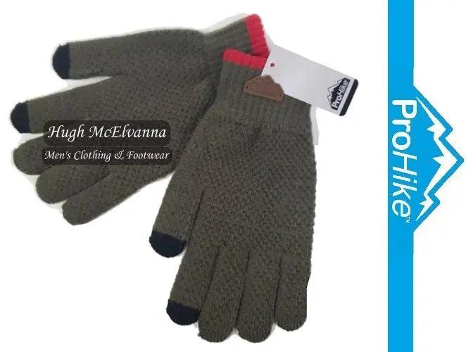 Mobile Friendly Knitted Glove by ProHike - 4 Colour Options Hugh McElvanna Menswear