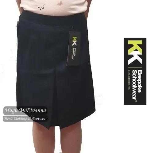 Navy Elastic Waist School Skirt by KK Schoolwear Style: SS903 Hugh McElvanna Menswear