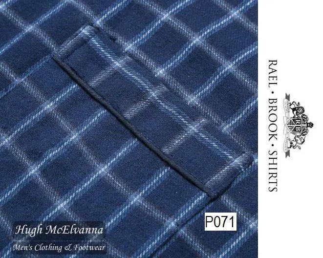 Standard Fit Check Brushed Cotton Pyjama Set by Rael Brook Style: P071 Hugh McElvanna Menswear