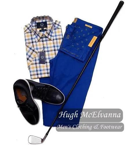 Viyella Short Sleeve Check Shirt Style: VY8533HB-398 Hugh McElvanna Menswear