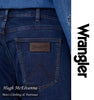 Wrangler 'GREENSBORO' Brush Lined Dark Fuzz Regular Fit Jean Style: W15QZ123B Hugh McElvanna Menswear